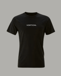 Black Vortical Tee | Premium Dri-Fit