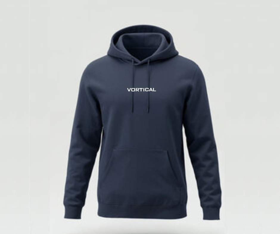 Melange Blue | Cotton Fleece Hoodie